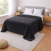 Cobertor Casal Kacyumara Blanket 300 Toque de Seda - Grafite