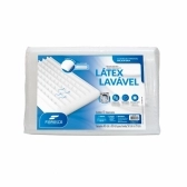 Travesseiro Látex Lavável Fibrasca New Performance 60 cm x 40 cm - Látex Lavável