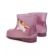 Galocha Infantil Unicórnio LueLua - Cristal Rosa com Glitter