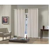 Cortina Blackout 3 m x 2,3 m Bella Janela Pratika Lisa Cromo - Areia