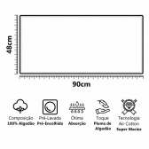 Toalha de Rosto Buddemeyer Dual Air Cotton 100% Algodão - Cinza 1082