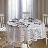 Toalha de Mesa de Renda Lepper Home Pérsia 1,80 m Ø