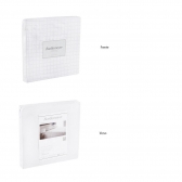 Jogo de Cama Queen Buddemeyer Damask Square Cetim 300 fios - Cinza Light