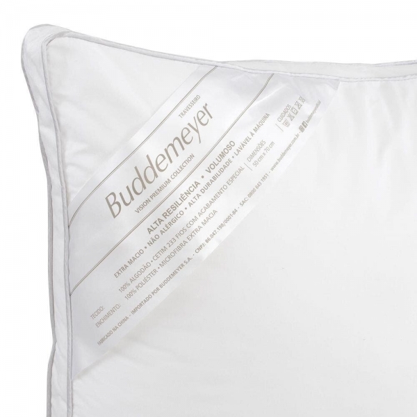 Travesseiro Buddemeyer Vision Fill 50 cm x 70 cm 233 Fios