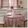 Toalha de Mesa Redonda em Renda 1,50 m Interlar Color - Rose