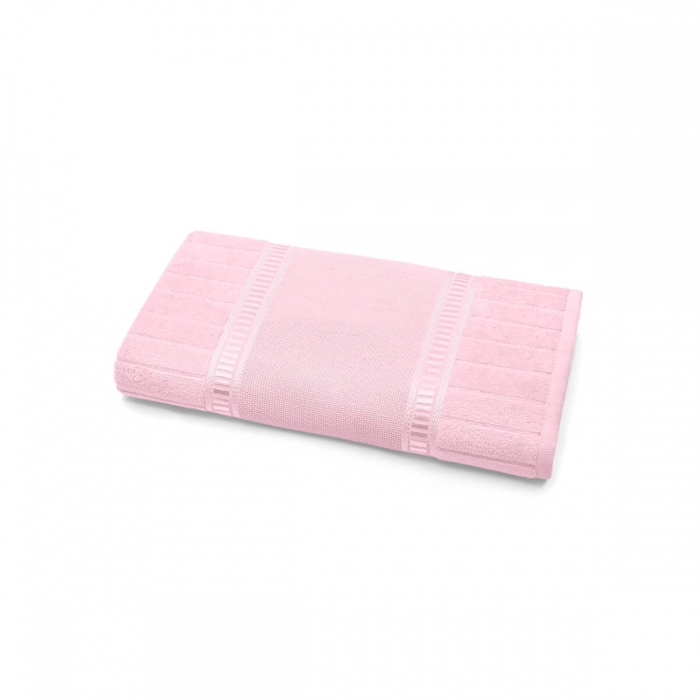 Toalha de Banho para Bordar Buettner Caprice Luxo - Rosa Pétala