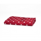 Toalha de Rosto Felpudo Prisma Estampada Dohler - Vermelho