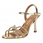 Sandália Feminina Vizzano Salto Fino - Durado/Bege 435
