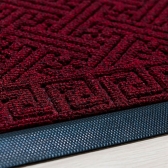 Tapete de Porta Retangular Lima 45 x 75 cm Niazitex - Vermelho