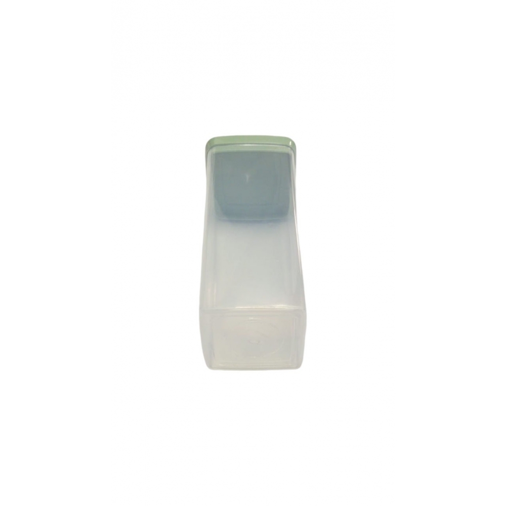 Pote Plástico Alto com Tampa 1,65L Simonaggio Trend Olive