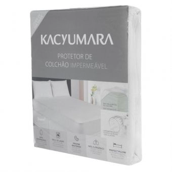 Protetor de Colchão Casal Impermeável Kacyumara Hipoalergênico