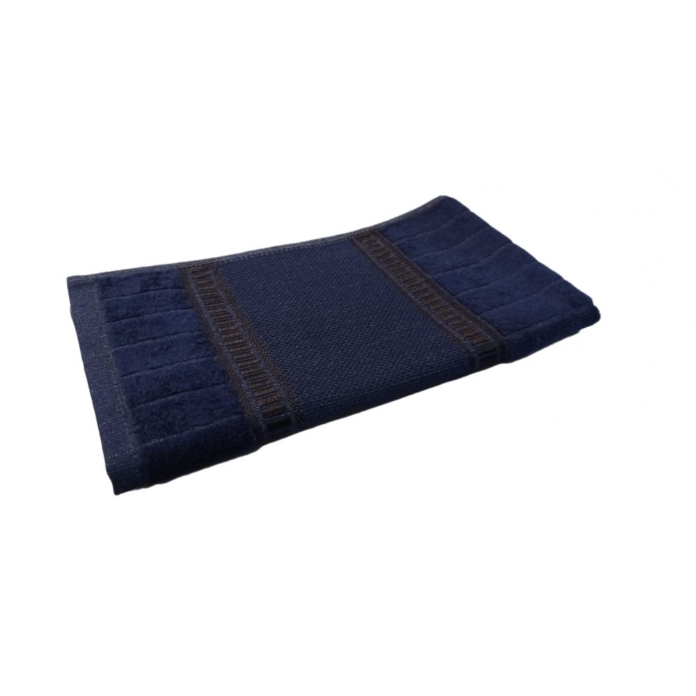 Toalha Social Lavabo para Bordar Buettner Caprice Luxo - Azul Marinho