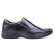 Sapato Masculino Casual Jota Pe 3D Vision em Couro - Preto