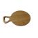 Tabua de Cozinha Bamboo Redonda com Cabo 38x28 cm Homecook