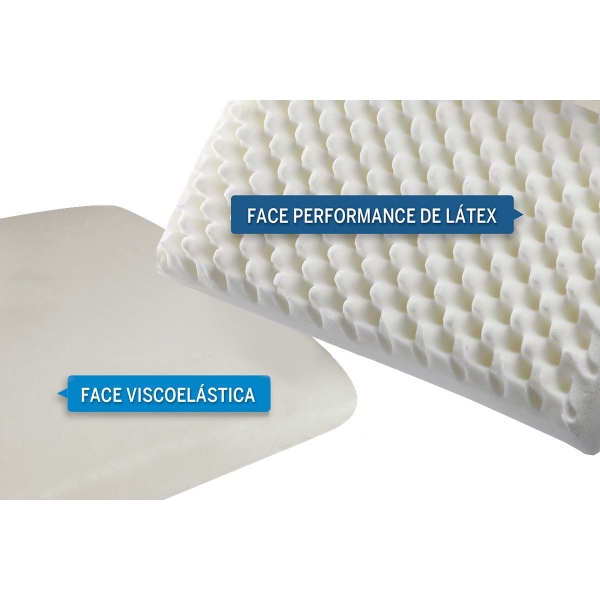 Travesseiro Viscoelástico Suporte Baixo Fibrasca Nasa Up3 - Nasa UP3