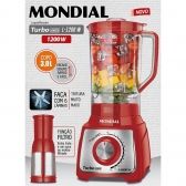 Liquidificador Mondial L1200 12 Velocidades Turbo Inox 110V