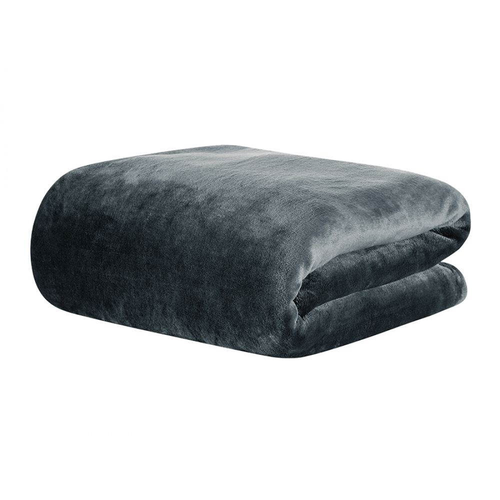 Cobertor Queen Kacyumara Blanket 300 Toque de Seda - Grafite