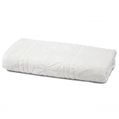 Toalha de Banho Felpudo Dohler Jacquard Confort Lisa FJ-7150 - Branco