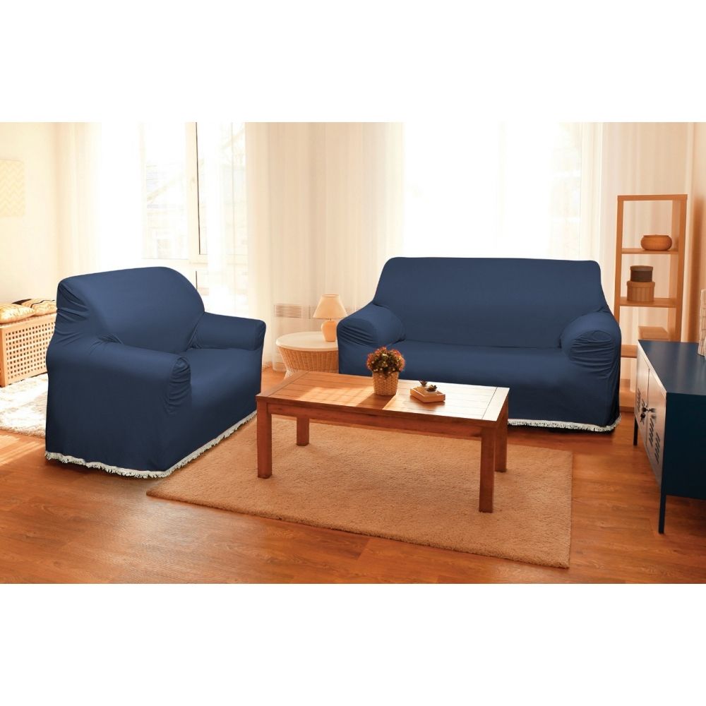 Capa para Sofá 2 e 3 Lugares Nobre Classic Izaltex - Azul Royal