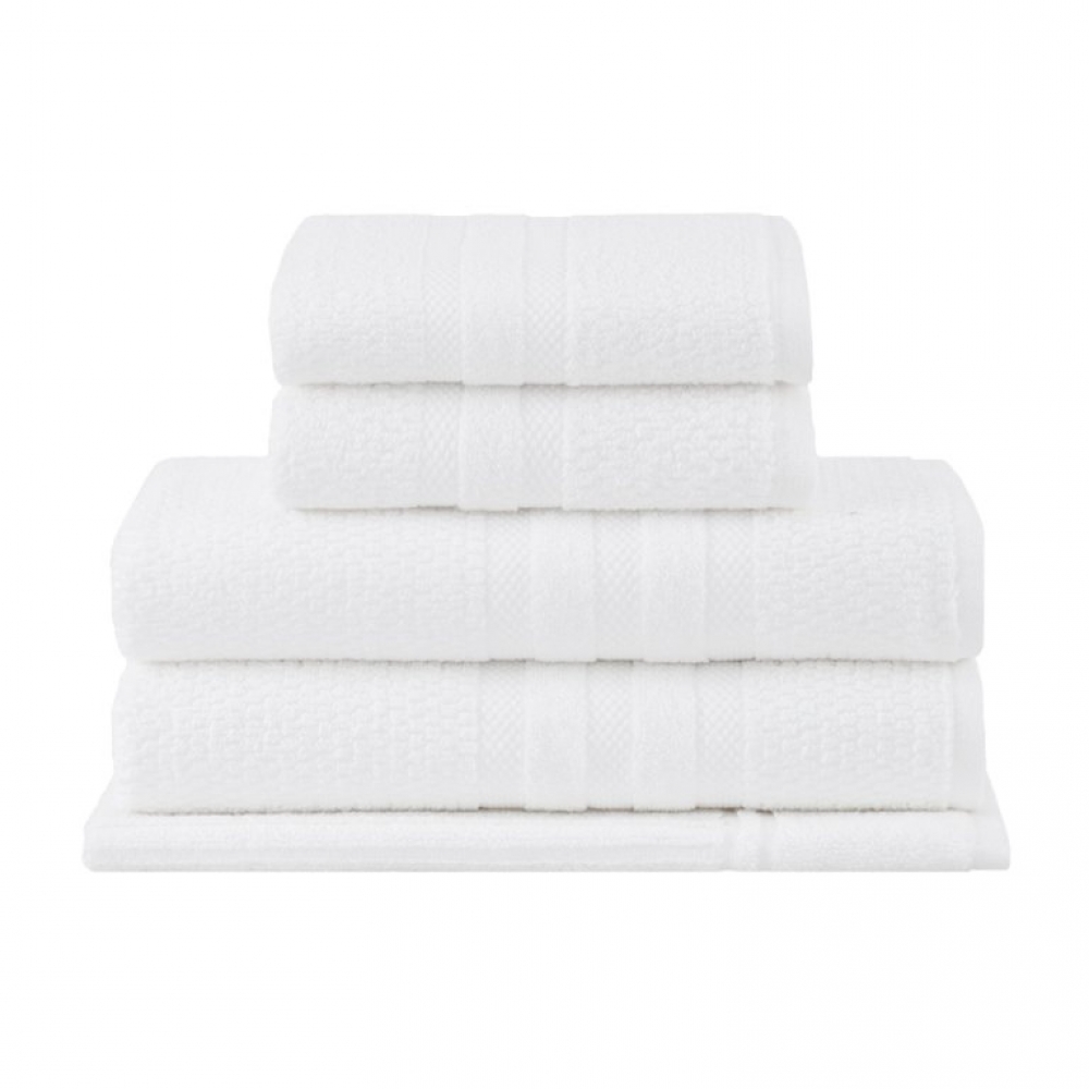 Jogo de Toalhas Buddemeyer Vanilla 5 Peças - Branco 1011