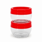 Kit 2 Potes Organizadores Gire E Trave 155ml Porta Temperos