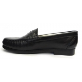 Mocassim Masculino Saullo 1604 em Couro Preto