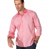 Camisa Social Manga Longa Baumgarten Elegance 2609 Lisa - Vermelho