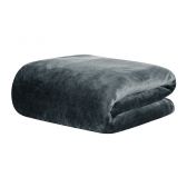 Cobertor Solteiro Kacyumara Blanket 300 Toque de Seda - Grafite
