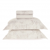 Jogo de Cama King 4 pçs Karsten 270 Fios Percal Clarice