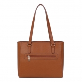 Bolsa Tote Grande Fellipe Krein Aw22 Saffiano - Caramelo