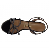 Sandália Feminina Vizzano Salto Fino - Preto 01