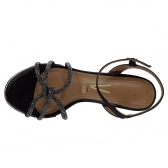 Sandália Feminina Vizzano Salto Fino - Preto 01