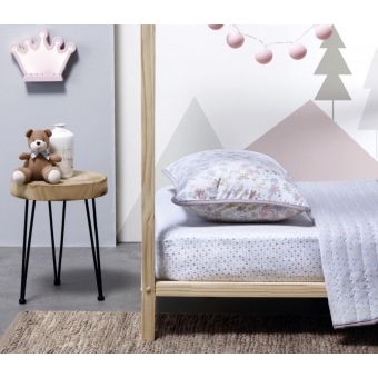 Jogo de Cama Solteiro Altenburg Mundo Kids Candy Bloon Malha