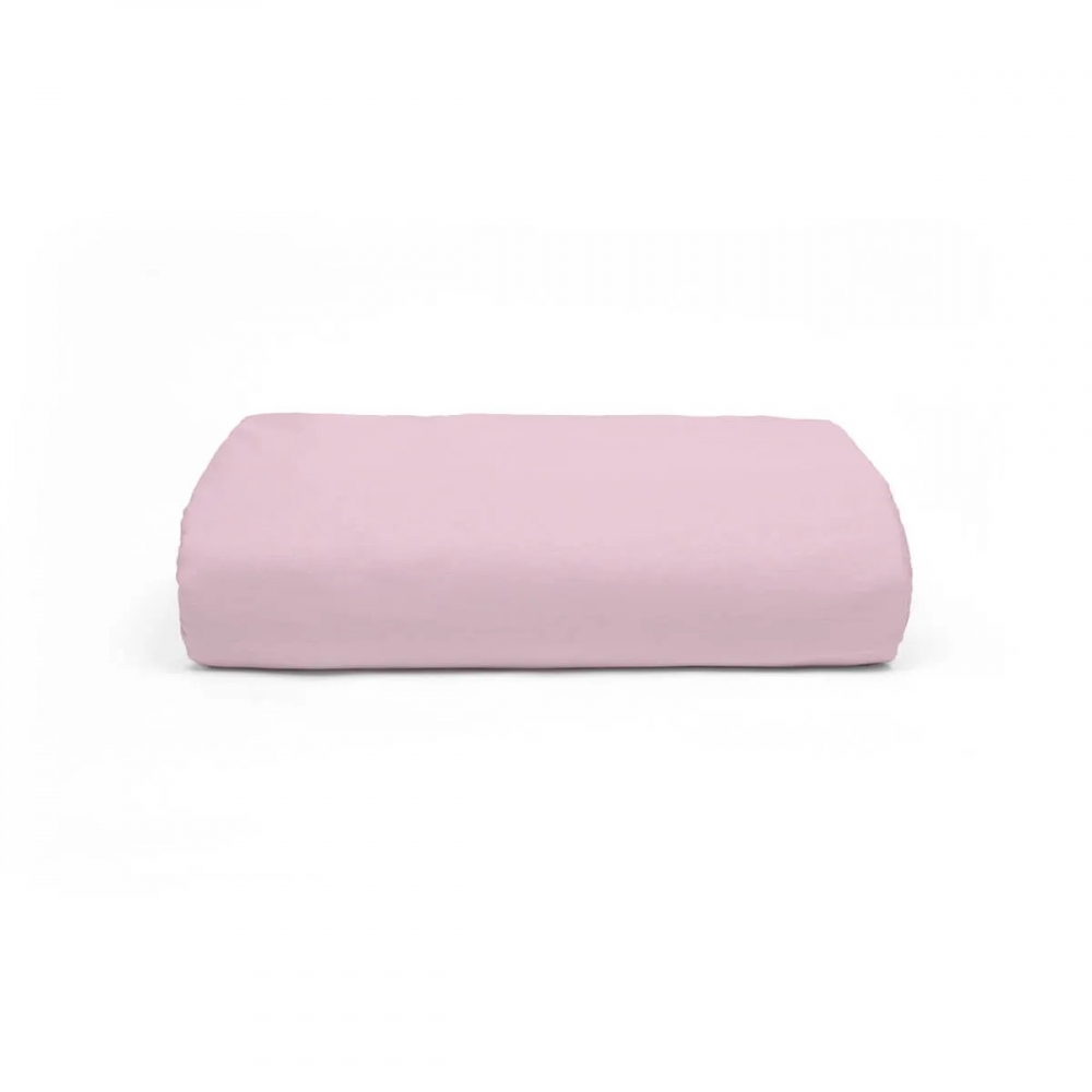 Lençol com Elástico Solteiro Buettner Reffinata 230 Fios - Rosa Chic