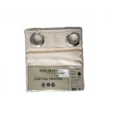 Cortina Blackout 3,0 x 1,7 m Bella Janela Pratika Lisa Cromo - Bali