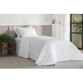Jogo de Cama Solteiro Buddemeyer Basic Percalle 180 fios - Branco 001