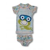 Conjunto Infantil de Praia Proteção UV Tube Kids - Sapinho