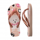 Chinelo Kids Meninas Havaianas Top Pets - Rosa