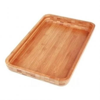 Gamela Retangular Bamboo 30cm x 45cm Mor