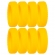 Kit 8 Capas Pretotoras de Rodas em Silicone Sestini - Amarelo
