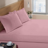 Lençol com Elástico Queen Buettner Reffinata 230 Fios - Rosa Chiclete