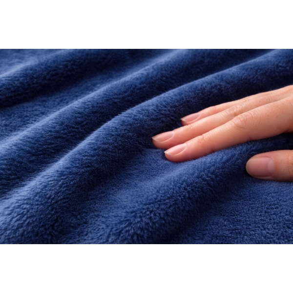 Cobertor Solteiro Kacyumara Blanket 300 Toque de Seda - Azul Escuro