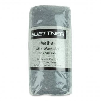 Jogo de Lençol Casal Malha Mescla 3 Peças Buettner