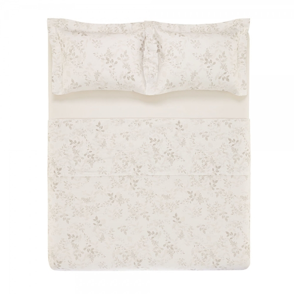 Jogo de Cama King 4 pçs Karsten 270 Fios Percal Clarice