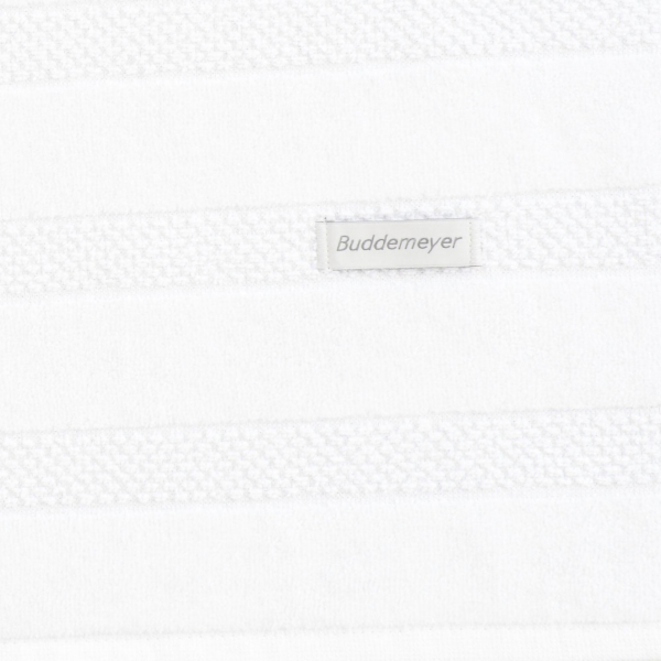 Toalha de Banho Buddemeyer Adam Jacquard Aveludada - Branco 1011