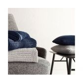 Manta Buddemeyer Tricot Coltrane 125 cm x 150 cm - Azul Marinho