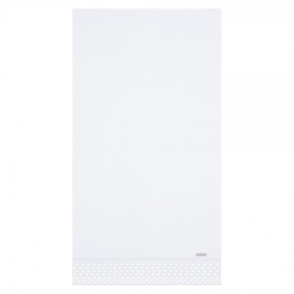 Toalha de Banho c/ Renda Bordada Buddemeyer Lovely - Branco 1011