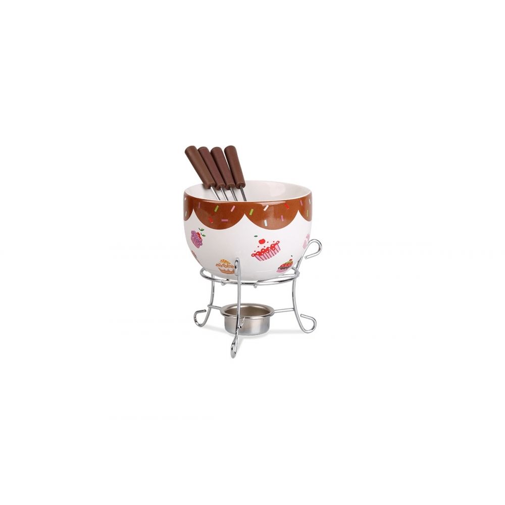Conjunto para Fondue 6 Peças Brinox Cupcake