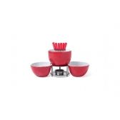 Conjunto de Fondue 10 peças Brinox Vermelho
