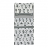 Kit Colcha Solteiro Infantil 2 pçs Karsten 180 Fios Robôs